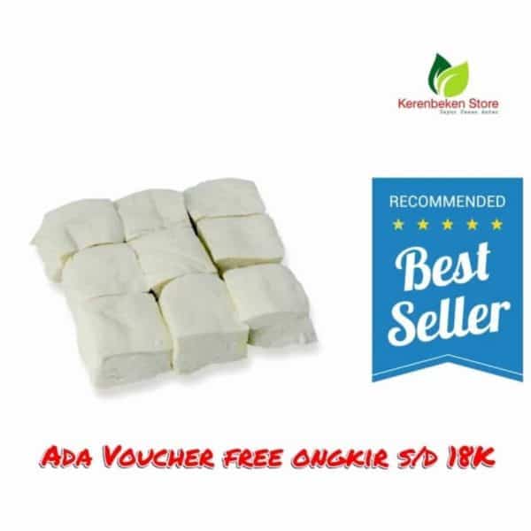 Tahu putih potong per pack isi 10pcs fresh