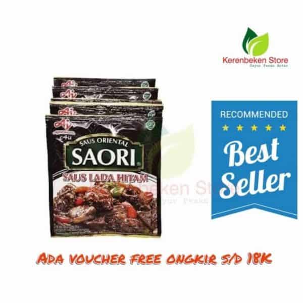 saori saus lada hitam per sachet 26ml