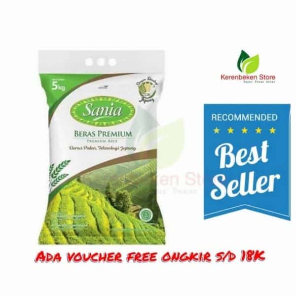 sania beras premium 5kg pulen