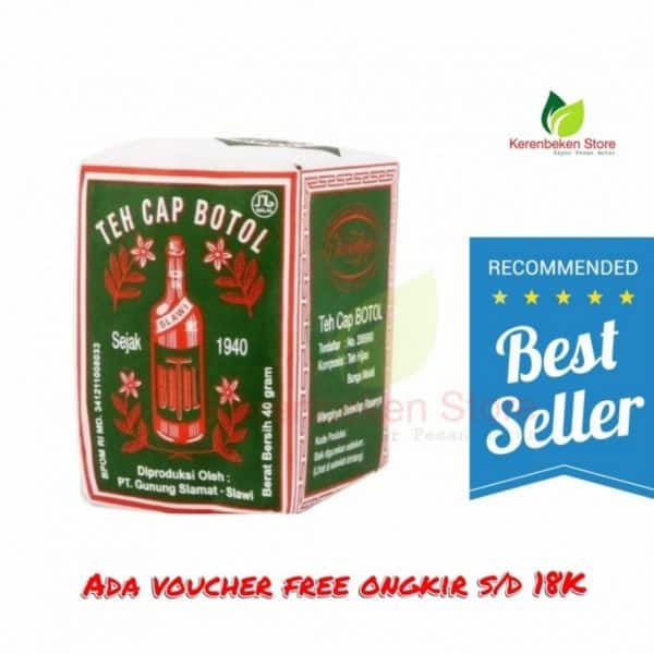 teh serbuk cap botol aroma melati 40gr