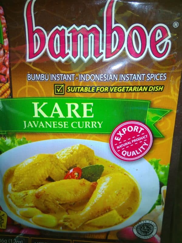 bumbu kare bambu 1 pcs