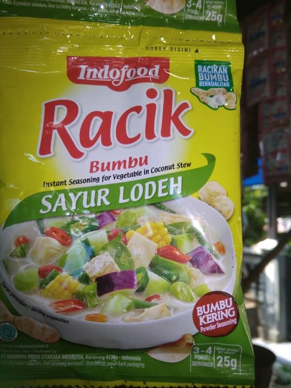 raci sayur lodeh 1pcs