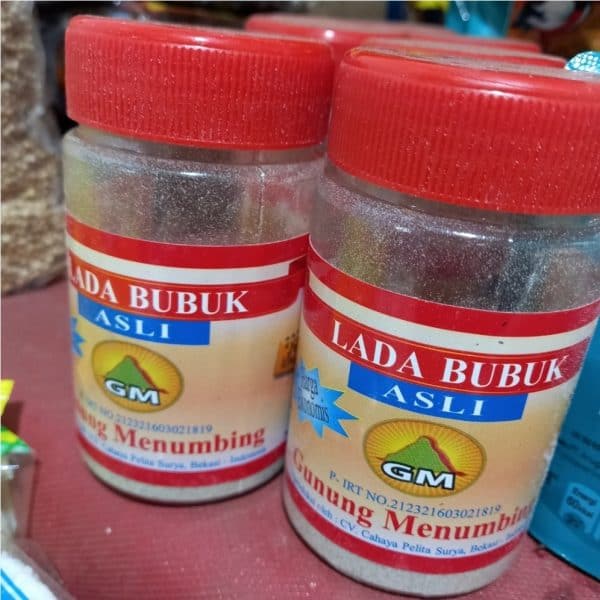 lada bubuk botol