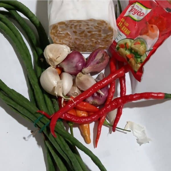 oseng tempe kacang panjang 1 paket