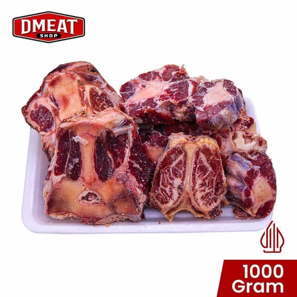 Buntut Sapi Lokal Oxtail Mix Cut Frozen 1kg